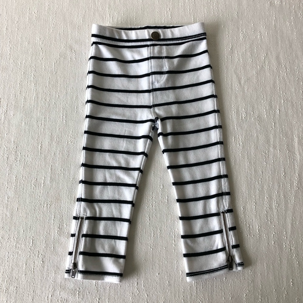 Old Navy Striped Leggings Size 18-24 Month